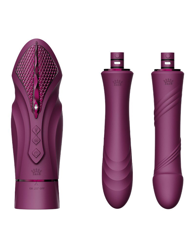 ZALO - Sesh - Verwarmende Vibrator met Afstandsbediening - Paars