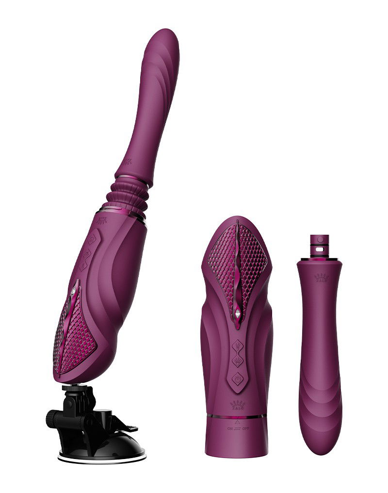 ZALO - Sesh - Verwarmende Vibrator met Afstandsbediening - Paars