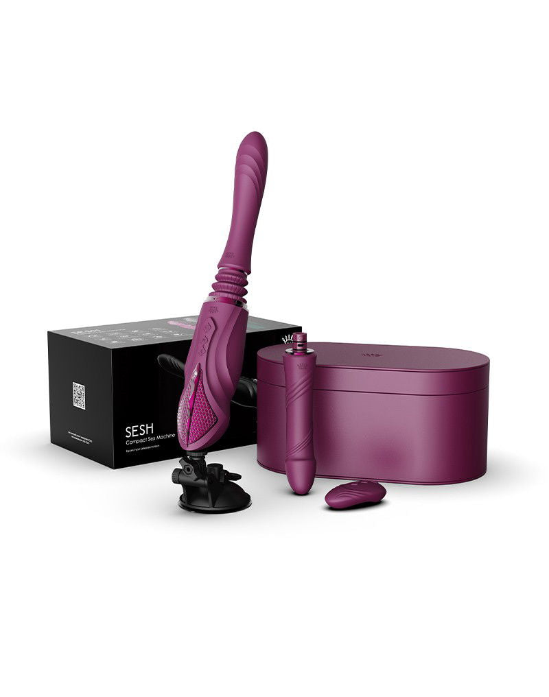 ZALO - Sesh - Verwarmende Vibrator met Afstandsbediening - Paars